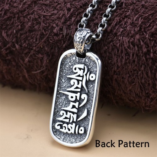 Sterling Silver Zakiram Goddess of Wealth Necklace Pendant Sterling Silver Zakiram Goddess of Wealth Necklace Pendant