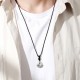 925 Silver Hetian Jade Prosperity Peace Necklace 925 Silver Hetian Jade Prosperity Peace Necklace