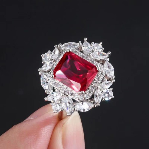 Emerald Red Corundum Confidence Courage Necklace Emerald Red Corundum Confidence Courage Necklace
