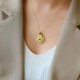 Four Leaf Clover Jade Prosperity Necklace Pendant
