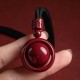 Cinnabar Om Mani Padme Hum PiXiu Blessing Necklace Pendant Cinnabar Om Mani Padme Hum PiXiu Blessing Necklace Pendant