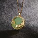 Natural Jade Koi Fish Lotus Luck Necklace Natural Jade Koi Fish Lotus Luck Necklace