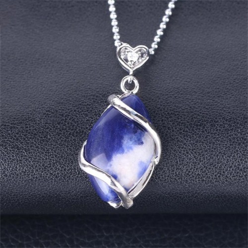 Marquise Crystal Stone Charm Necklace Pendant Marquise Crystal Stone Charm Necklace Pendant