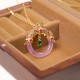 Green Chalcedony Peace Strength Necklace Green Chalcedony Peace Strength Necklace