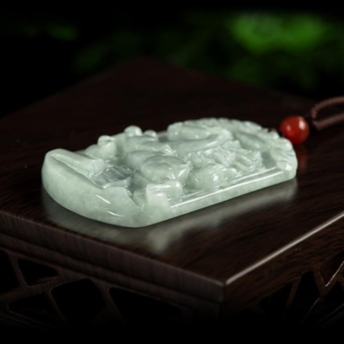 Natural Jade 12 Chinese Zodiac Abundance Amulet Necklace Natural Jade 12 Chinese Zodiac Abundance Amulet Necklace