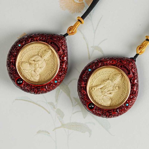 Zodiac Avalokitesvara Sandalwood Longevity Necklace Zodiac Avalokitesvara Sandalwood Longevity Necklace