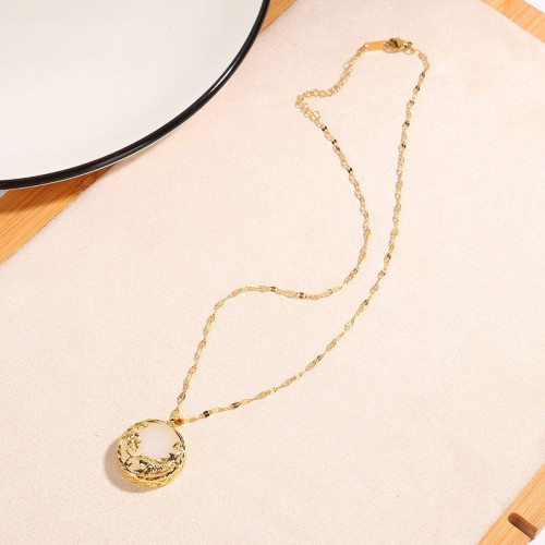 Natural Jade Koi Fish Lotus Luck Necklace Natural Jade Koi Fish Lotus Luck Necklace