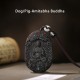 Zodiac Buddha Agarwood Peace Lotus Necklace Pendant
