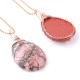 Natural Quartz Crystal Tree of Life Healing Necklace Pendant Natural Quartz Crystal Tree of Life Healing Necklace Pendant