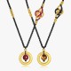 Tiger Eye Cinnabar Bead Protection Pendant