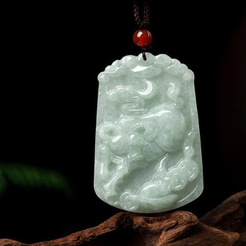 Natural Jade 12 Chinese Zodiac Abundance Amulet Necklace Natural Jade 12 Chinese Zodiac Abundance Amulet Necklace