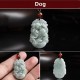 Natural Jade 12 Chinese Zodiac Success Necklace Pendant