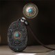 Zodiac Buddha Agarwood Peace Lotus Necklace Pendant