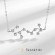 925 Sterling Silver Zodiac 12 Constellations Necklace 925 Sterling Silver Zodiac 12 Constellations Necklace