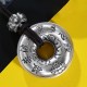 Sterling Silver Heart Sutra Lotus Peace Buckle Necklace Pendant Sterling Silver Heart Sutra Lotus Peace Buckle Necklace Pendant