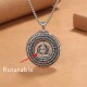 Heart Sutra Buddha Peace Buckle Serenity Necklace Heart Sutra Buddha Peace Buckle Serenity Necklace