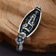 Tibetan Om Mani Padme Hum Nine-Eye Dzi Bead Necklace Tibetan Om Mani Padme Hum Nine-Eye Dzi Bead Necklace