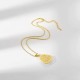 18K Gold Filled Laughing Buddha Jade Luck Necklace 18K Gold Filled Laughing Buddha Jade Luck Necklace