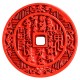 Cinnabar Mountain Ghost Bagua Blessing Necklace Pendant Cinnabar Mountain Ghost Bagua Blessing Necklace Pendant
