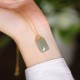 925 Sterling Silver Hetian Jade Cyan Jade Laughing Buddha Necklace Pendant 925 Sterling Silver Hetian Jade Cyan Jade Laughing Buddha Necklace Pendant