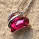 Love Heart Birthstone Healing Energy Necklace Love Heart Birthstone Healing Energy Necklace