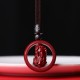 Cinnabar Om Mani Padme Hum PiXiu Blessing Necklace Pendant Cinnabar Om Mani Padme Hum PiXiu Blessing Necklace Pendant