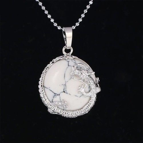Chinese Dragon Quartz Crystal Healing Necklace Chinese Dragon Quartz Crystal Healing Necklace