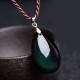 Gold Sheen Obsidian Water Drop Necklace Gold Sheen Obsidian Water Drop Necklace