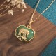 Natural Jade Elephant Healing Necklace Natural Jade Elephant Healing Necklace