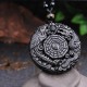 Bagua Dragon Phoenix Obsidian Fulfilment Necklace Bagua Dragon Phoenix Obsidian Fulfilment Necklace