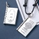 990 Silver Heart Sutra Mantra Peace Necklace 990 Silver Heart Sutra Mantra Peace Necklace