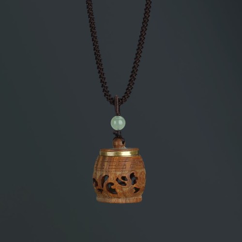 Tibet Green Sandalwood Om Mani Padme Hum Necklace Tibet Green Sandalwood Om Mani Padme Hum Necklace