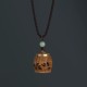 Tibet Green Sandalwood Om Mani Padme Hum Necklace Tibet Green Sandalwood Om Mani Padme Hum Necklace