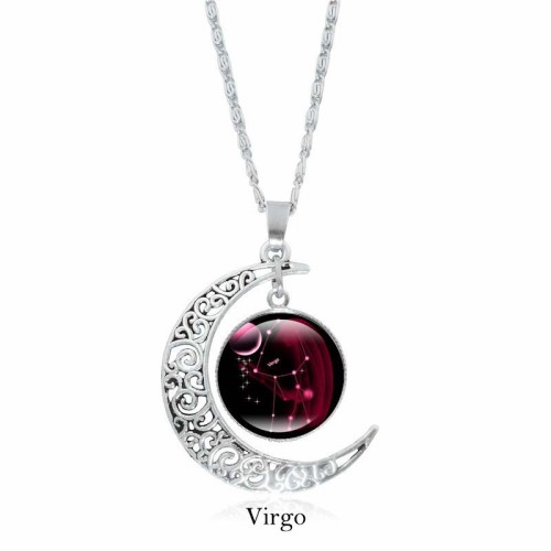 Zodiac Moon Protection Necklace Zodiac Moon Protection Necklace