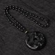 Black Obsidian Dragon Phoenix Luck Necklace