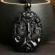 Black Obsidian Koi Fish Fulfillment Necklace Black Obsidian Koi Fish Fulfillment Necklace