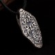 Tibetan 925 Silver Om Mani Padme Hum Necklace Pendant Tibetan 925 Silver Om Mani Padme Hum Necklace Pendant