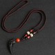 Ice Obsidian Wolf Tooth Courage Necklace Ice Obsidian Wolf Tooth Courage Necklace