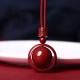 Cinnabar Om Mani Padme Hum PiXiu Blessing Necklace Pendant Cinnabar Om Mani Padme Hum PiXiu Blessing Necklace Pendant