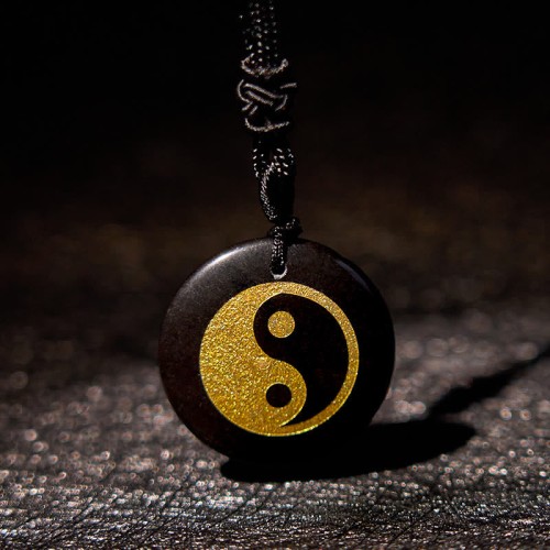Amethyst Tiger Eye Green Aventurine Yin Yang Necklace Amethyst Tiger Eye Green Aventurine Yin Yang Necklace