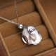 Gold-plated Baroque Pearl Flower Sincerity Necklace Gold-plated Baroque Pearl Flower Sincerity Necklace