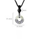 925 Silver Hetian Jade Prosperity Peace Necklace 925 Silver Hetian Jade Prosperity Peace Necklace