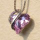 Love Heart Birthstone Healing Energy Necklace Love Heart Birthstone Healing Energy Necklace
