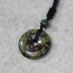 Lucky Coin Healing Crystal Gemstone Necklace