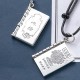 990 Silver Heart Sutra Mantra Peace Necklace 990 Silver Heart Sutra Mantra Peace Necklace