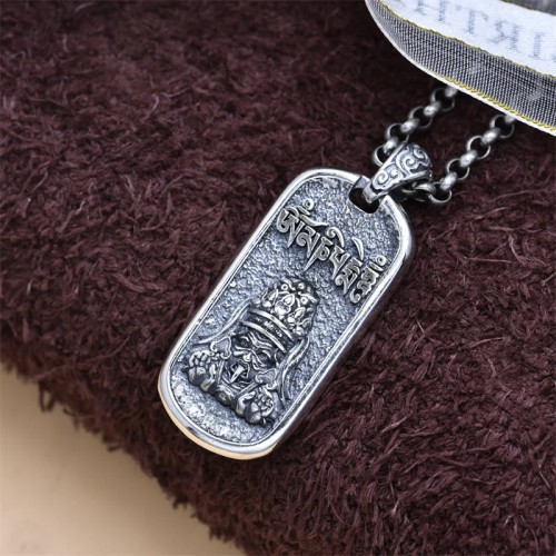 Sterling Silver Zakiram Goddess of Wealth Necklace Pendant Sterling Silver Zakiram Goddess of Wealth Necklace Pendant