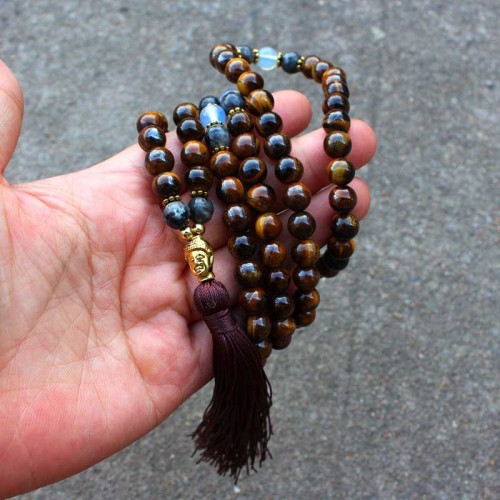 Tibetan Tiger Eye Buddha Power Necklace Pendant Tibetan Tiger Eye Buddha Power Necklace Pendant