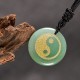 Amethyst Tiger Eye Green Aventurine Yin Yang Necklace Amethyst Tiger Eye Green Aventurine Yin Yang Necklace