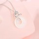 Sterling Silver Chalcedony Year of the Snake Harmony Pendant Sterling Silver Chalcedony Year of the Snake Harmony Pendant