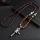 Turquoise Dzi Bead Meditation Necklace